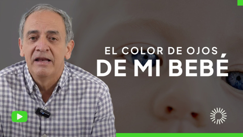 <p>Muchos padres se preguntan con curiosidad: "&iquest;De qu&eacute; color ser&aacute;n los ojos de mi beb&eacute;?"&nbsp; En este video, el Dr. Jairo G&oacute;mez te explicar&aacute; c&oacute;mo la gen&eacute;tica influye en el color de los ojos de tu peque&ntilde;o y qu&eacute; factores pueden hacer que cambie con el tiempo.<br />
<br />
&nbsp;Descubre:</p>

<ul>
	<li>&nbsp;C&oacute;mo se hereda el color de los ojos.</li>
	<li>&nbsp;Por qu&eacute; algunos beb&eacute;s nacen con ojos claros y luego cambian.</li>
	<li>&nbsp;Hasta qu&eacute; edad se define el color definitivo de los ojos.</li>
</ul>